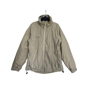 Columbia‎ Women’s Beige Lined Heavy Waterproof Outdoor Jacket Small